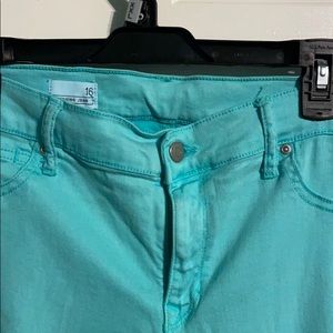 🔴 Gap Stretch Aqua Jeans